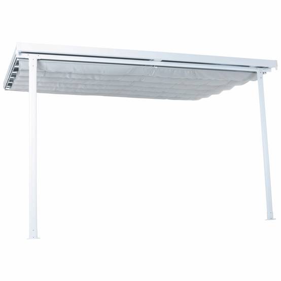 Couleurs du monde - Couleurs du monde - Pergola Odessa blanche L.3 x l.3,60 m - Image 2