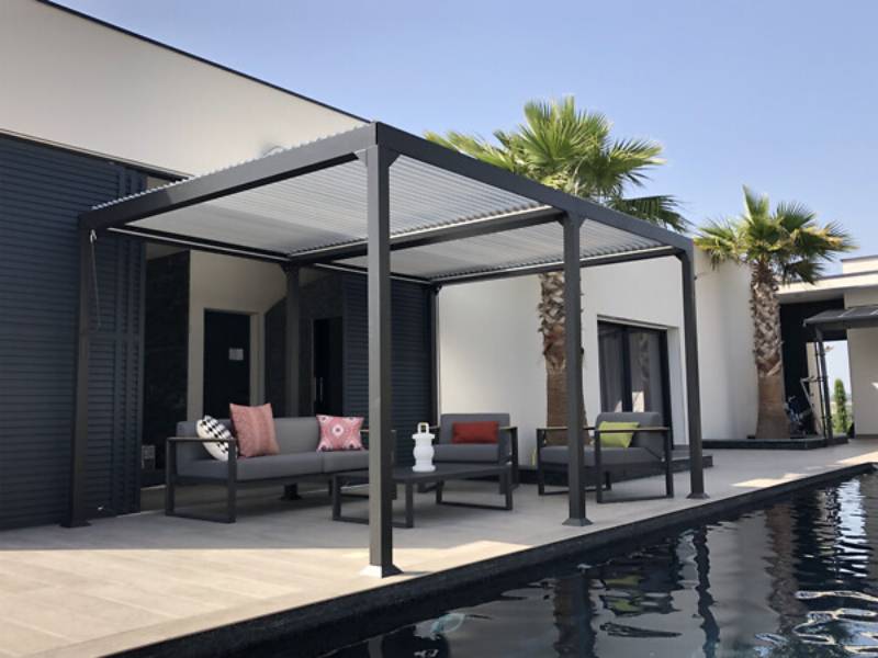 Couleurs du monde - Pergola autoportante Aluminium – GAIA - Imagen 3