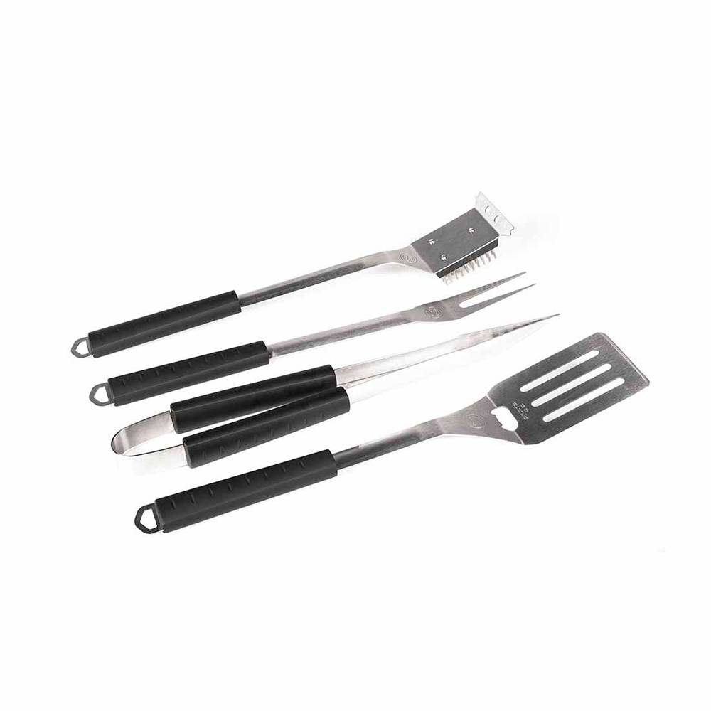 Somagic - Maletín 4 accesorios barbacoa acero inoxidable SOFT TOUCH - SOMAGIC - Imagen 1