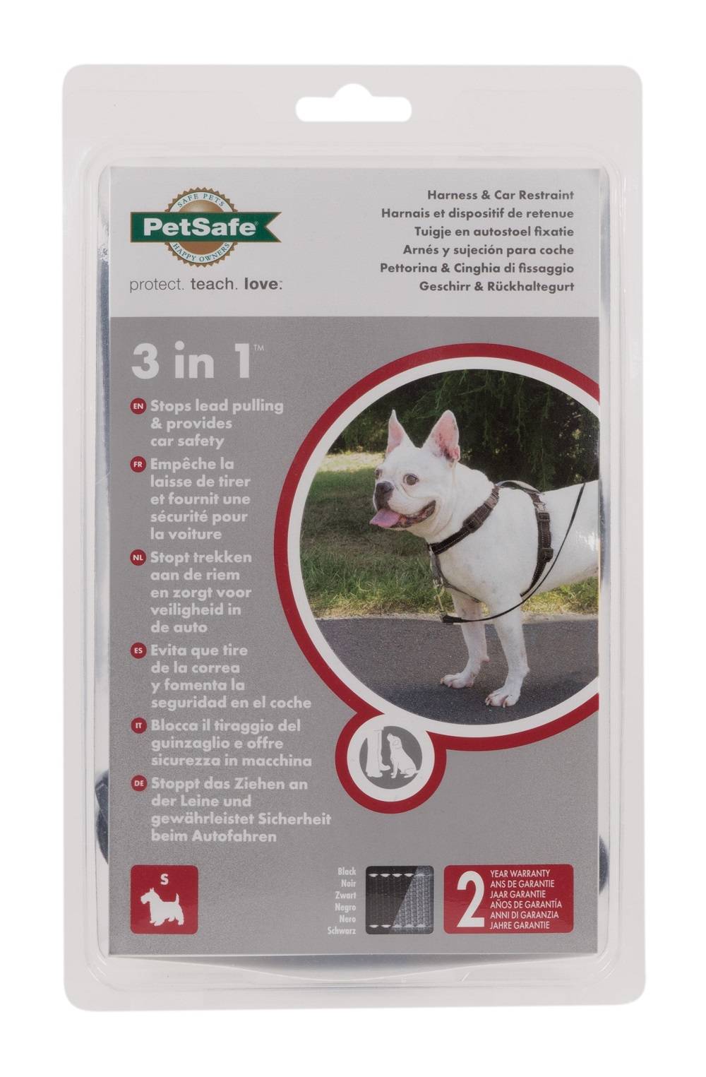 Petsafe - Petsafe - Harnais et Dispositif de Retenue 3 en 1 Chien Noir S - Image 3
