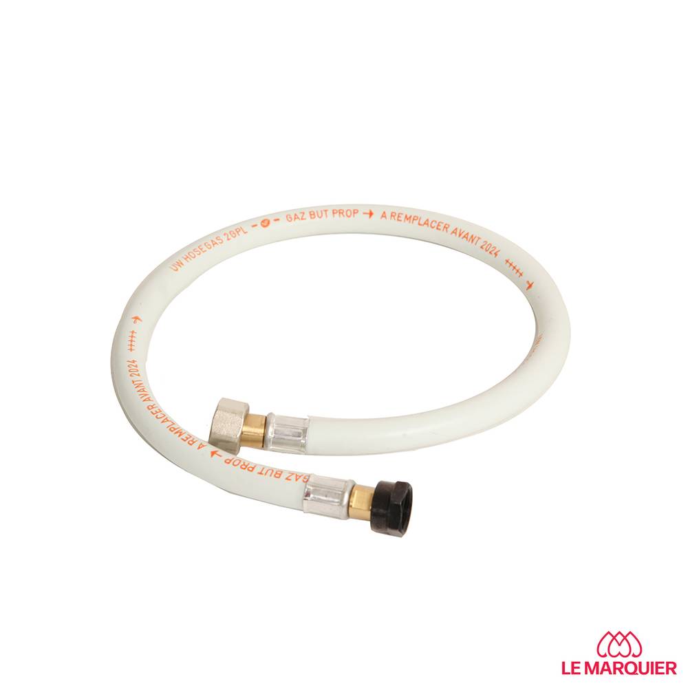 Le Marquier - Tuyau De Gaz Flexible Caoutchouc Noir L 1,5 m - LE MARQUIER - Image 1