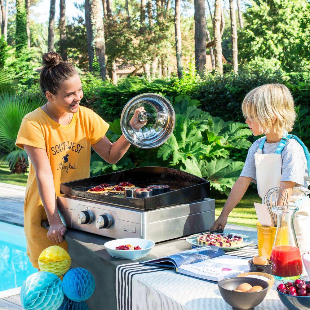 Le Marquier - Plancha électrique à poser inox satiné Signature Allure 260 Duo Le Marquier - Imagen 8