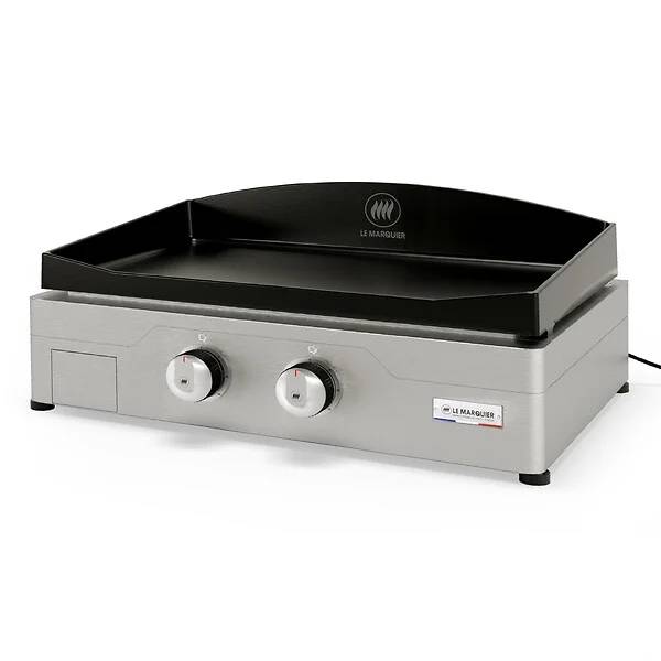 Le Marquier - Plancha électrique à poser inox satiné Signature Allure 260 Duo Le Marquier - Imagen 1