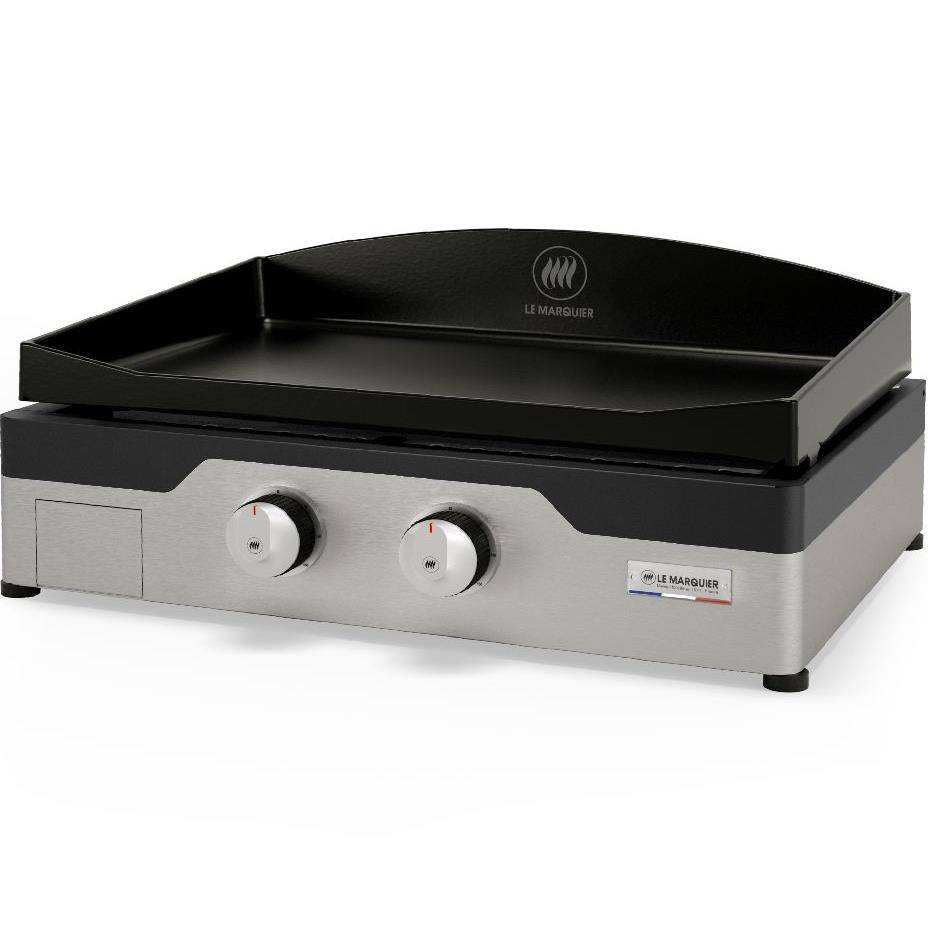 Le Marquier - Plancha gaz 2 feux à poser fonte émaillée Allure 260 Duo Le Marquier - Imagen 9