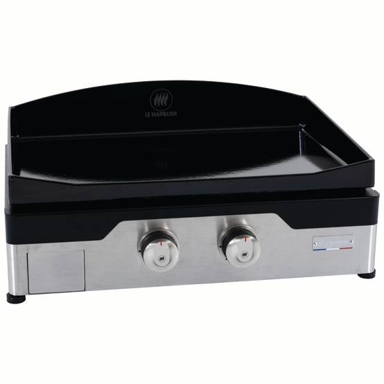 Le Marquier - Plancha gaz 2 feux à poser fonte émaillée Allure 260 Duo Le Marquier - Image 3