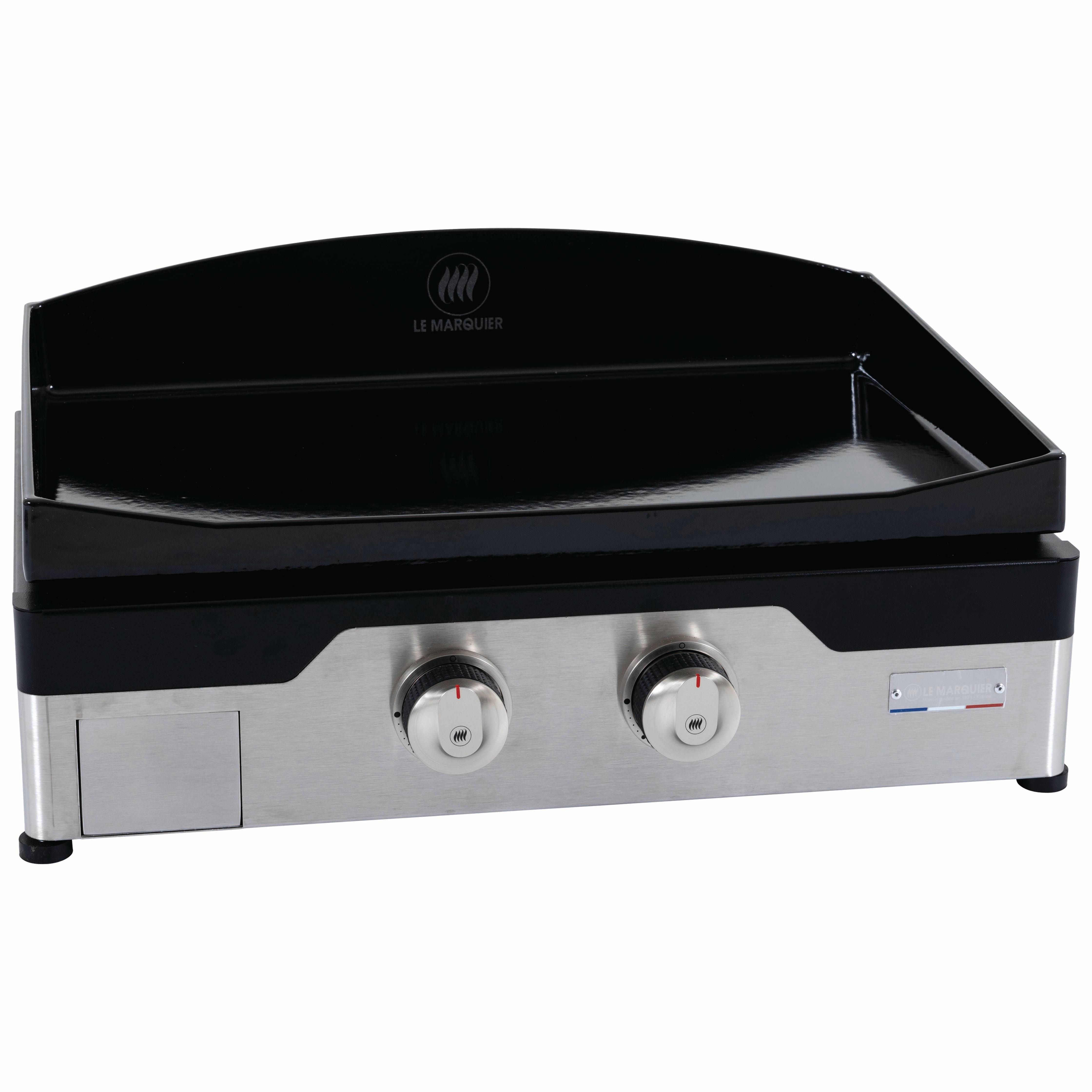 Le Marquier - Plancha gaz 2 feux à poser fonte émaillée Allure 260 Duo Le Marquier - Imagen 3