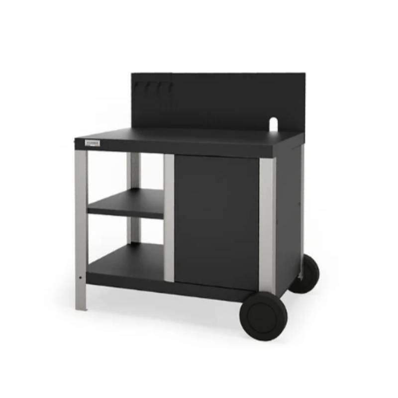 Le Marquier - Desserte Signature Allure Duo Acier Inox Noir L 99 P 64 H 102 cm – LE MARQUIER - Image 7