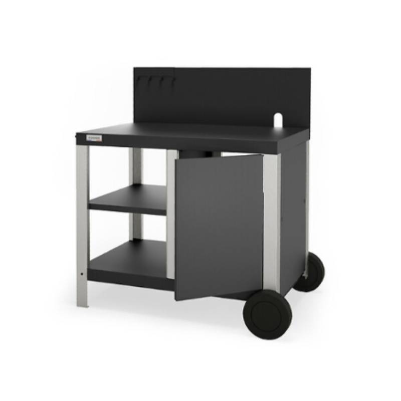 Le Marquier - Desserte Signature Allure Duo Acier Inox Noir L 99 P 64 H 102 cm – LE MARQUIER - Image 6
