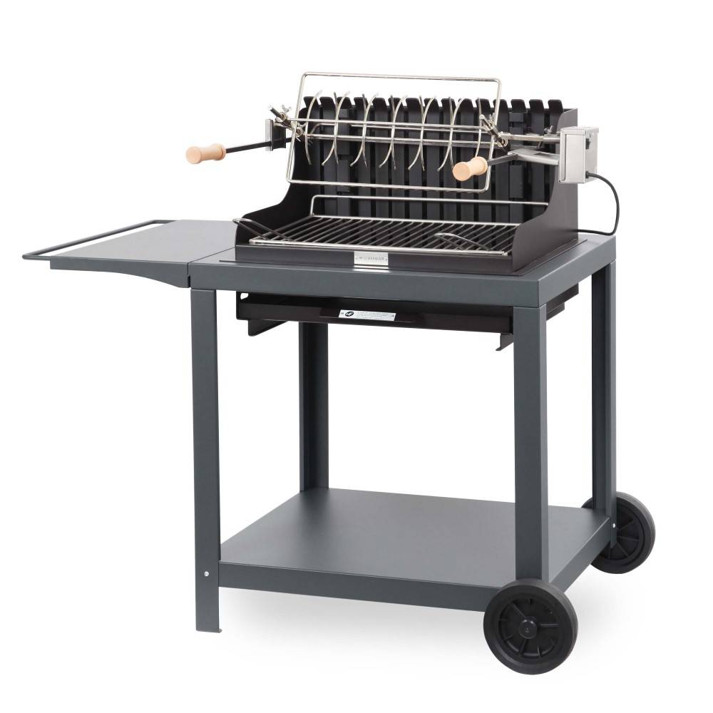 Le Marquier - Le Marquier - Barbecue + chariot Exclusive Mendy Acier