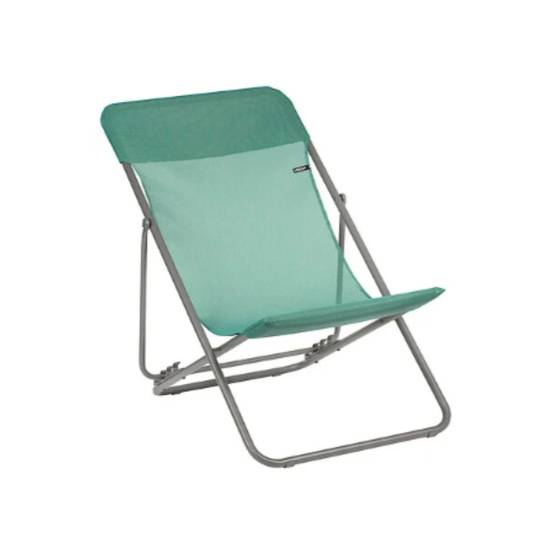 Lafuma-Mobilier - Maxi Transat de jardin acier batyline chlorophyle Lafuma Mobilier - Image 1