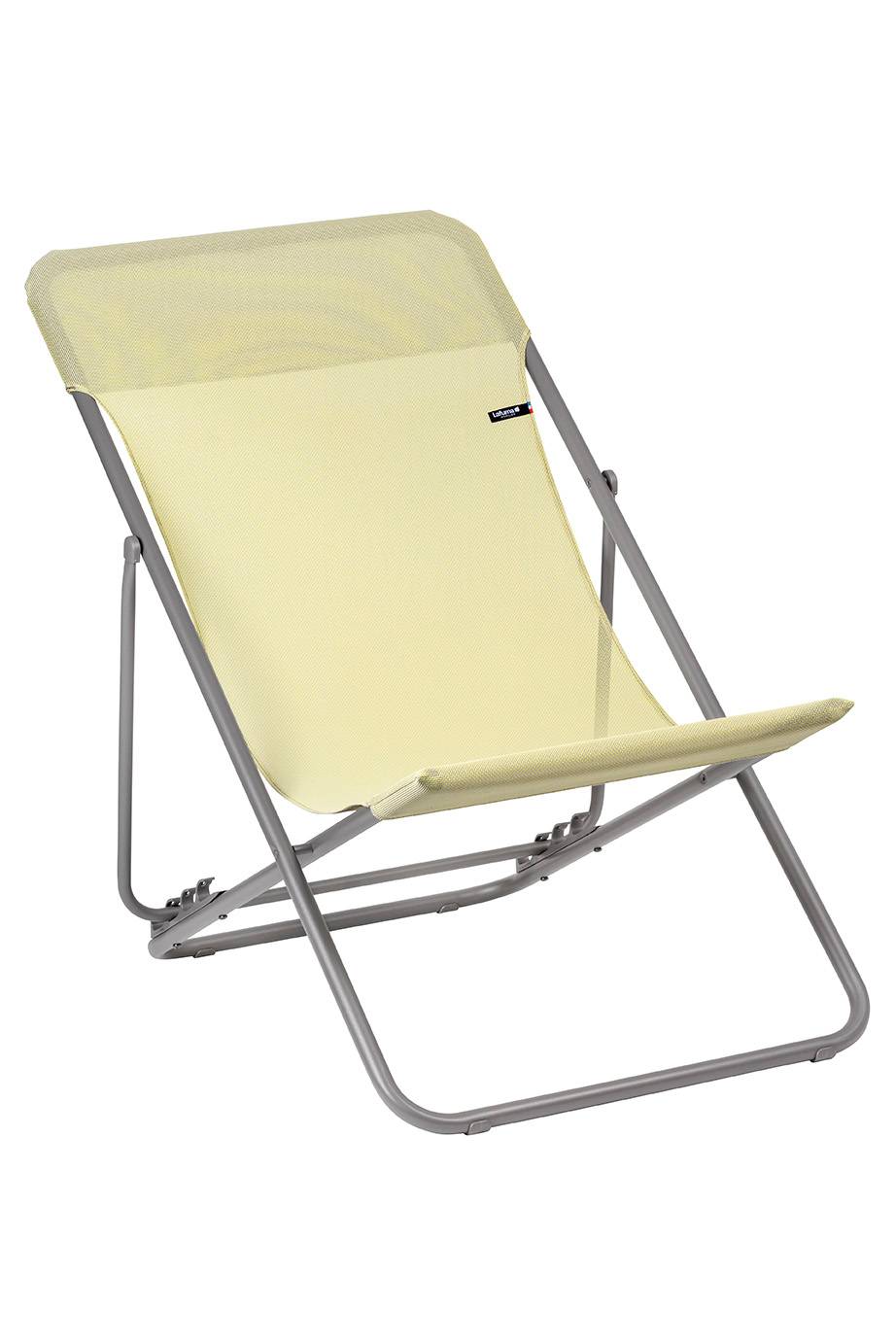 Lafuma-Mobilier - Chaise Longue Pliable Acier Jaune - LAFUMA MOBILIER - Image 1