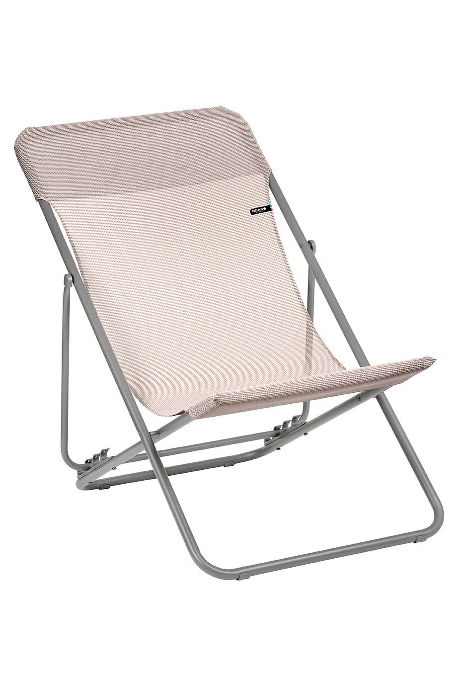 Lafuma-Mobilier - Lafuma - Maxi Transat Plus Magnolia - L.94 x l.62 x H.83 cm