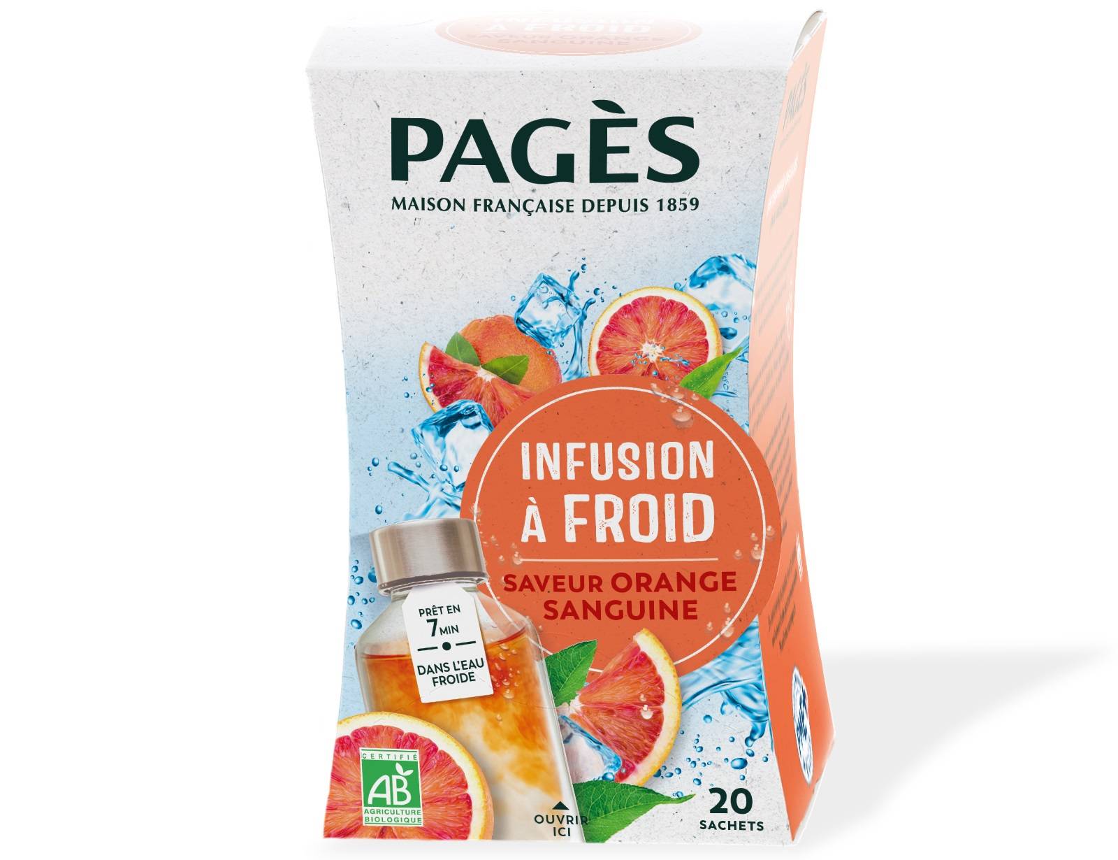 Pages - Infusion à froid BIO orange sanguine x20 - Pagès - Image 1