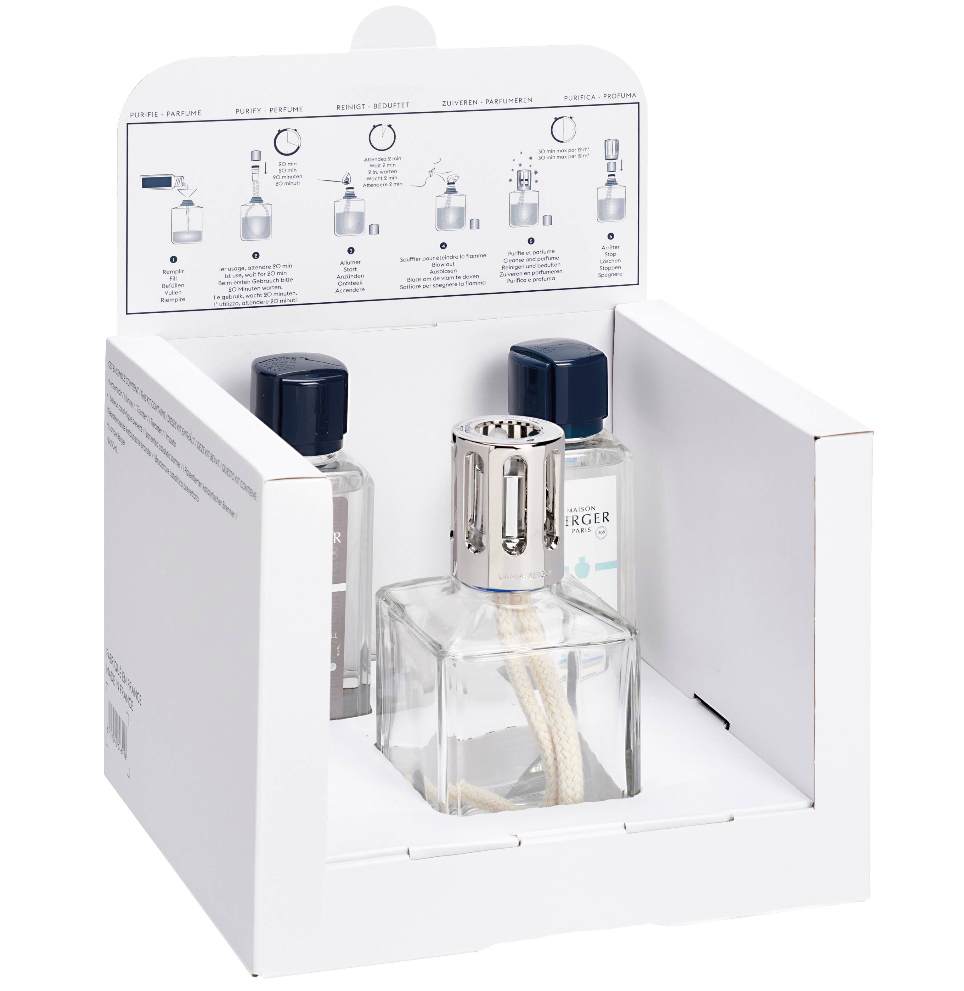 Maison Berger - Maison Berger - Coffret Essentiel Carre+ 2 Parfums 250ml - Imagen 2