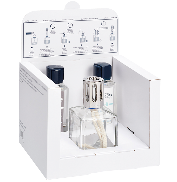 Maison Berger - Maison Berger - Coffret Essentiel Carre+ 2 Parfums 250ml - Imagen 3