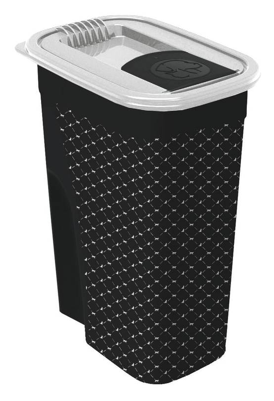 Conteneur pour croquettes noir et blanc 4,1 L