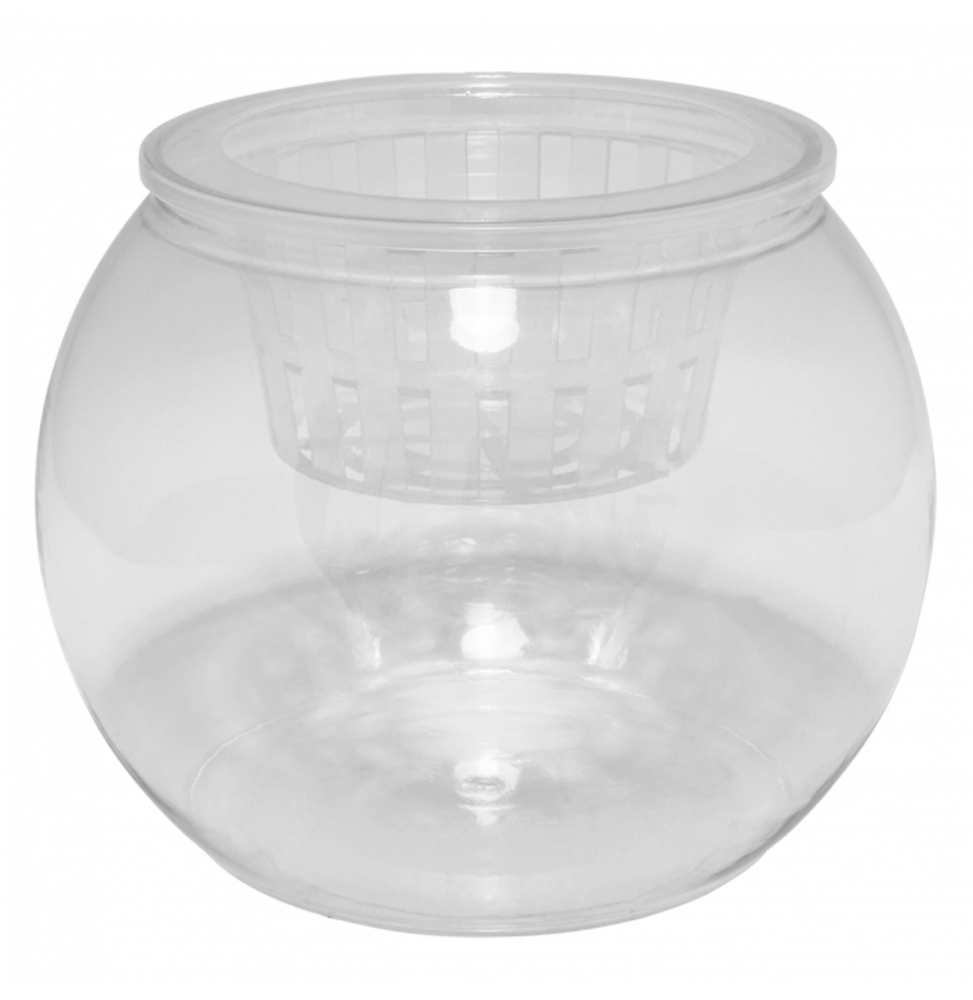 Pot de fleur hydroponique en polypropylène transparent Ø22.1 x H.17.6 cm - Ac-deco - Imagen 2