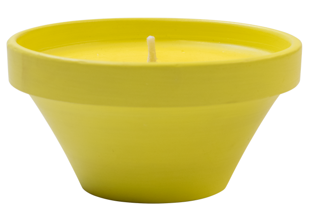 Bougie Samoa à la citronnelle Ø.15 x H.8 cm - Imagen 1