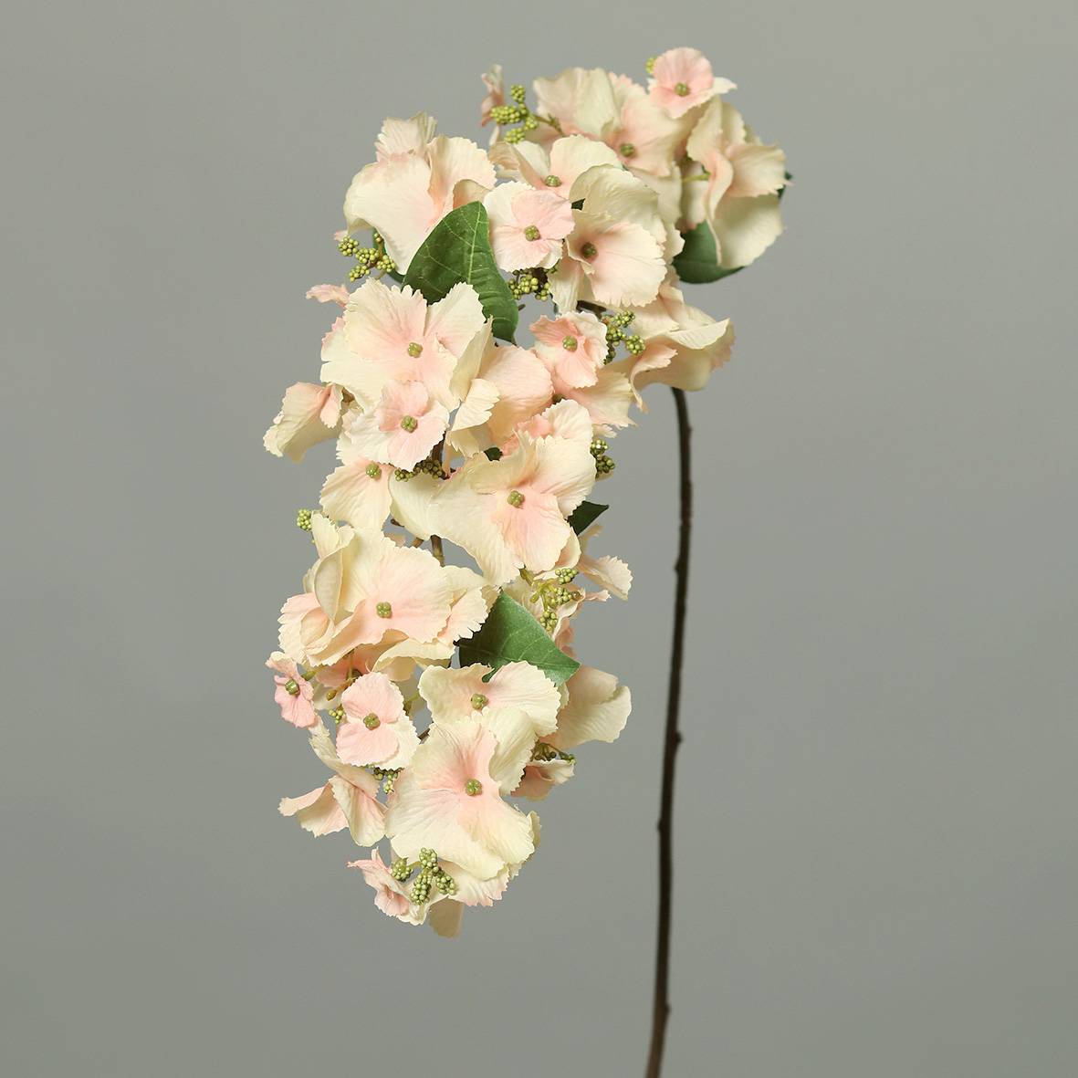 DPI - Tige hortensia pêche artificielle H.96 cm