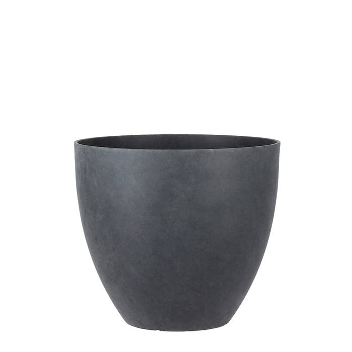 Mica Decorations - Mica Decorations pot Bravo - Anthracite H.39,5 x Ø.45 cm - Image 1