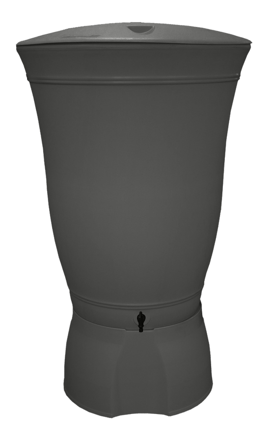 Belli - Récupérateur à eau Floral 300 litres anthracit avec socle complet