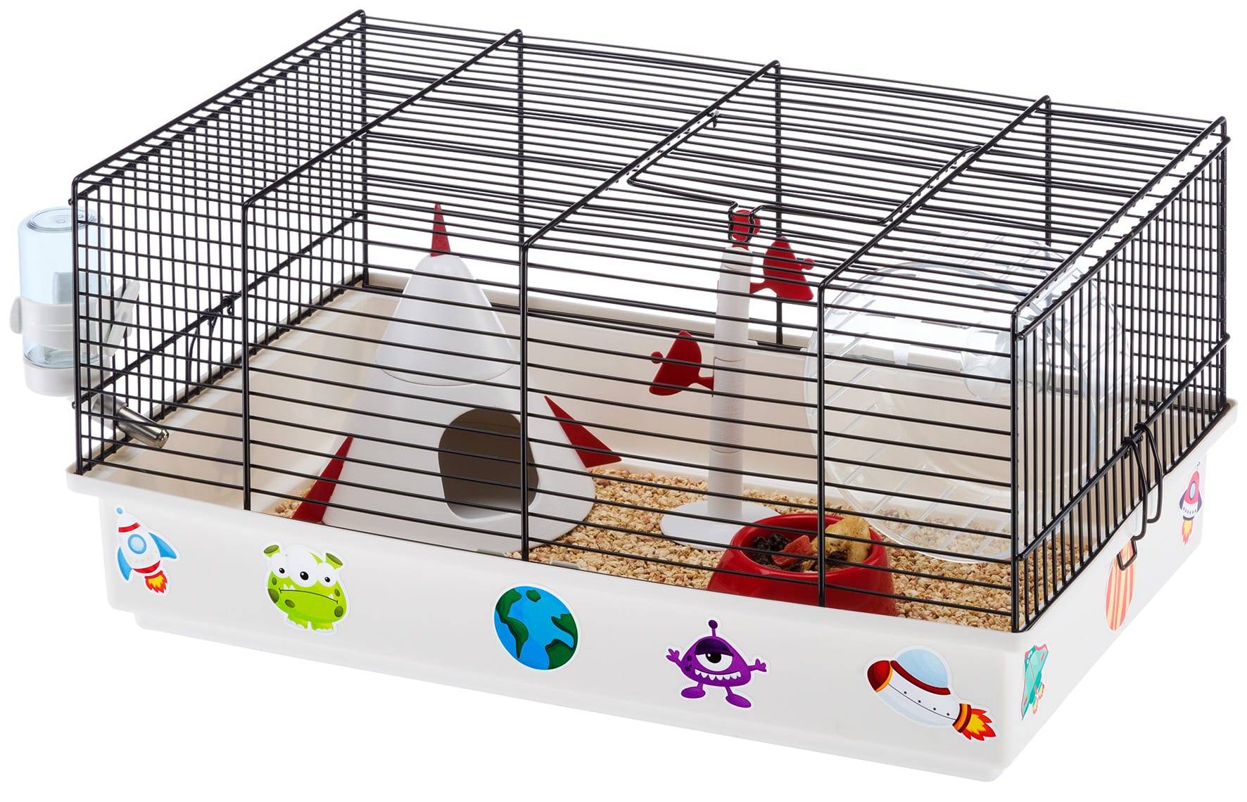 Ferplast - Cage pour hamster Criceti 9 personnalisable thème espace - Ferplast
