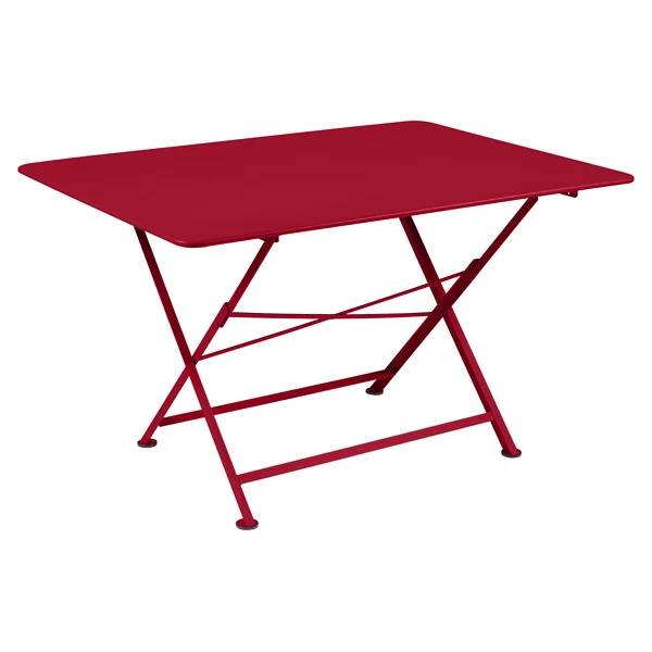 Fermob - Table de jardin rectangulaire pliante acier piment 6 personnes Cargo Fermob - Image 1