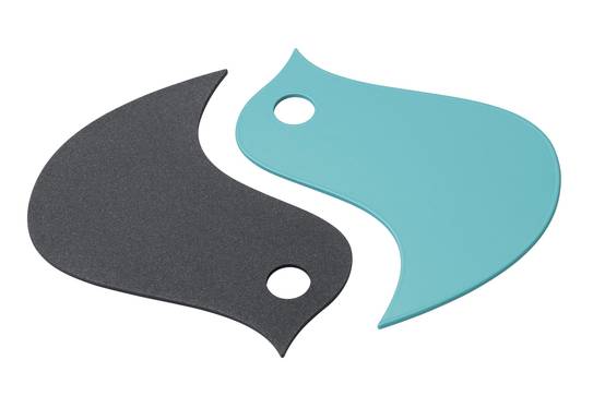 Fermob - Fermob - Dessous de plat Oiseaux lagune bi-couleur Bleu/Gris