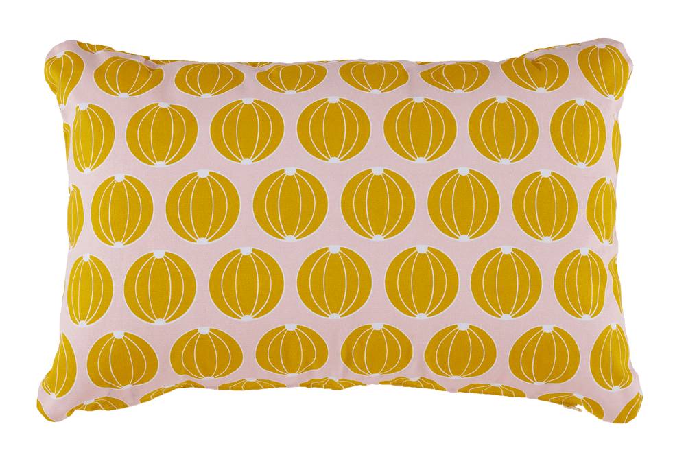 Fermob - Fermob - Coussin Envie d'ailleurs Melon rose - L.68 x l.44 cm - Image 1