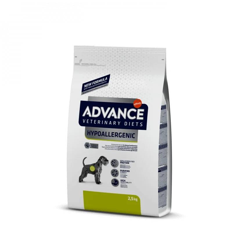 Croquette pour chien Veterinary Diets Hypoallergenic 2,5 kg - Affinity Advance