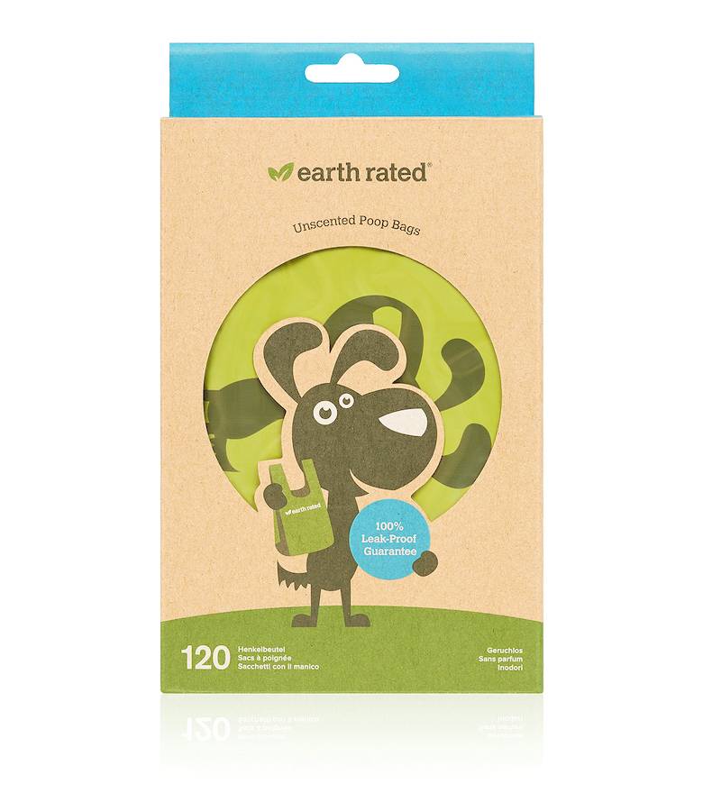 Earth rated - Earth Rated - 120 Bolsas para excrementos con asas - Sin perfume - Imagen 2