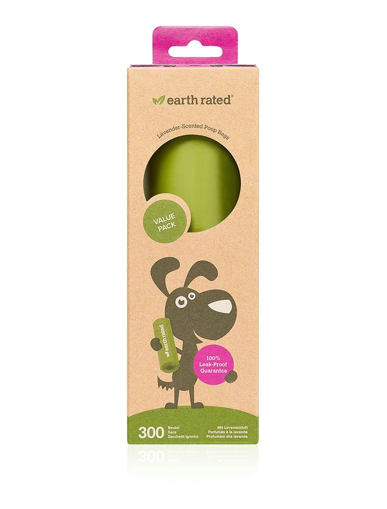 Earth rated - Earth Rated - 300 sacs à crottes à la lavande - Imagen 2