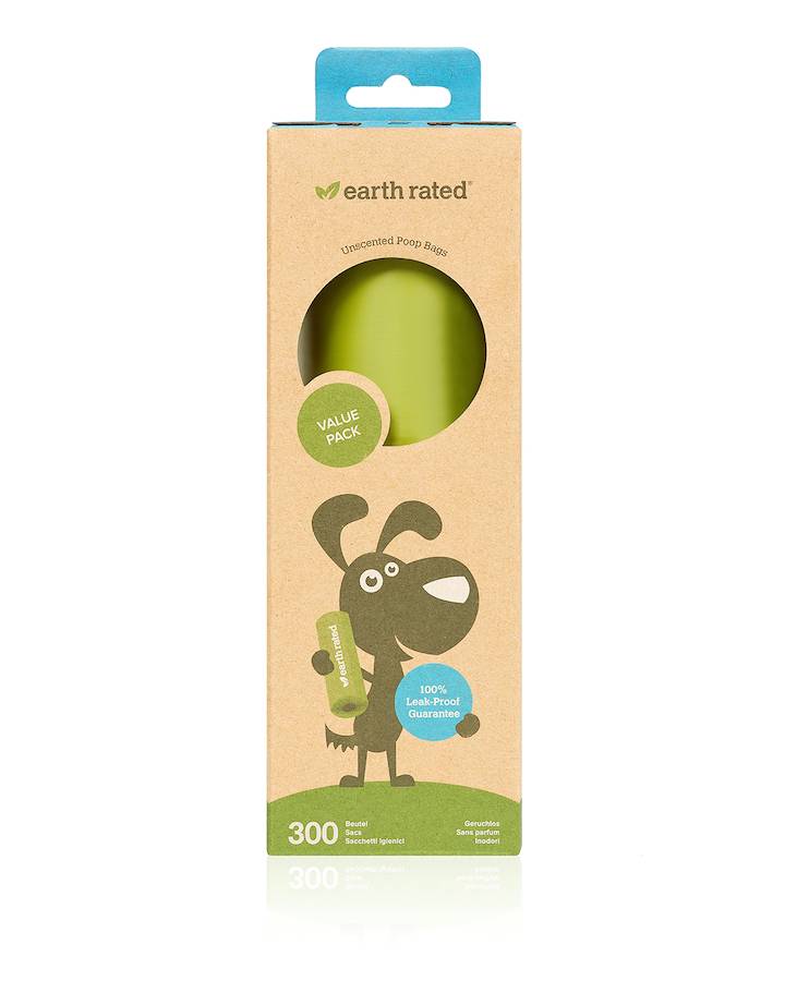 Earth rated - Earth Rated - 300 Sacs à crottes - Non parfumés - Imagen 4
