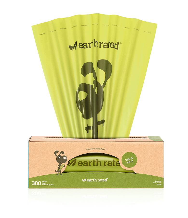 Earth rated - Earth Rated - 300 Sacs à crottes - Non parfumés - Imagen 1