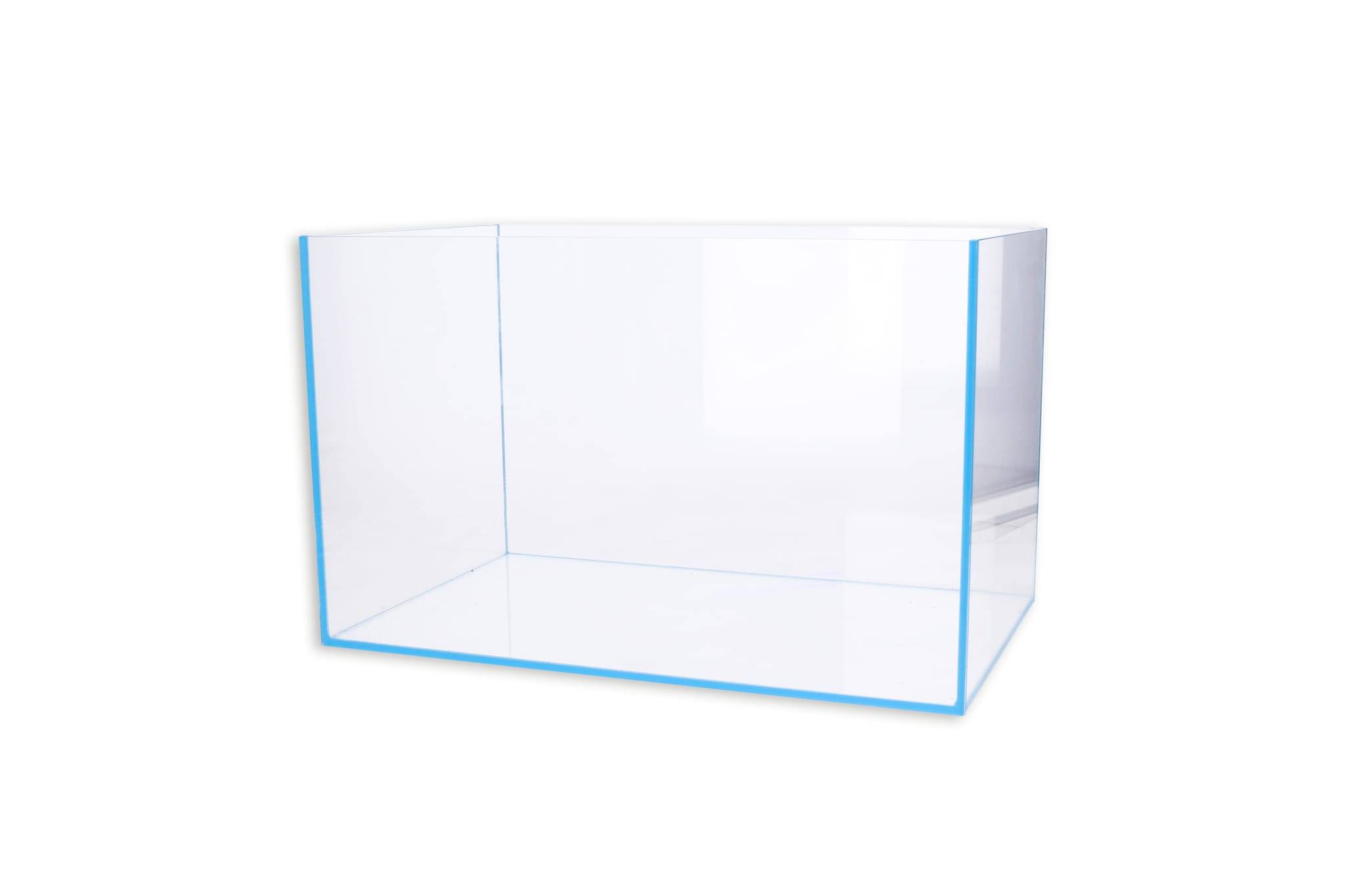 Aquavie - Aquarium AquaFluo 12L bleu en verre L.30 x l.20 x H.20 cm - Image 1