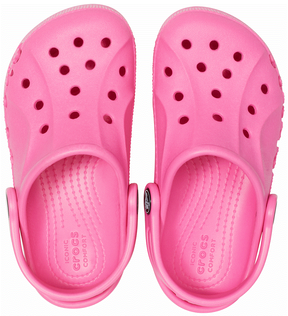 Crocs - Crocs - Zuecos para niños Baya Clog K Neon Magenta Talla 24 - Imagen 4
