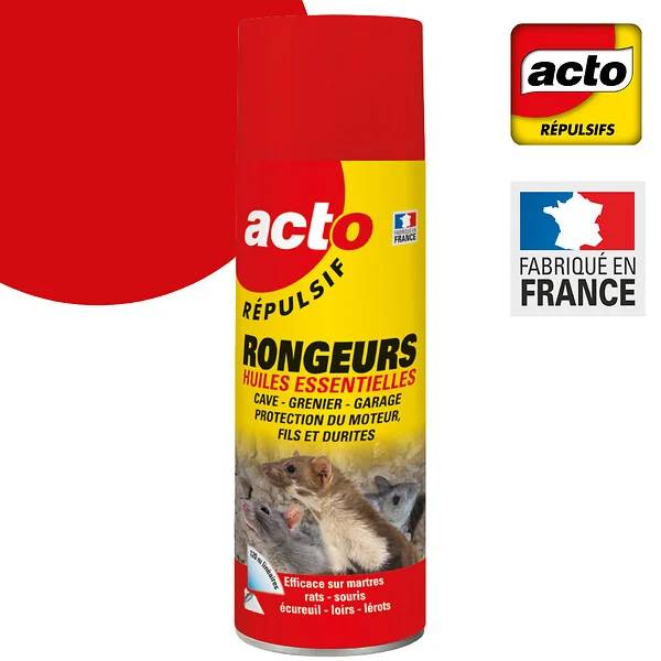 Aérosol répulsif rongeurs huiles essentielles - ACTO - Image 3
