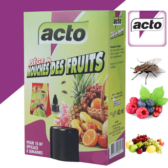 2 Pièces Piège à Mouches Des Fruits Suspendu - Attrape Moucherons Cuisine Maison Jardin Sans Insecticide