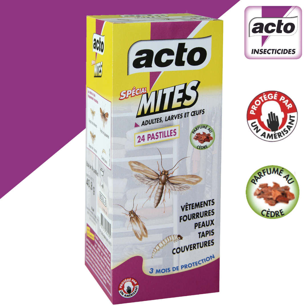 Acto - Pastilles Spécial Mites Textiles ACTO - Image 1