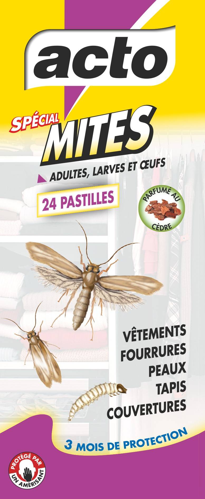 Acto - Pastilles Spécial Mites Textiles ACTO - Image 6