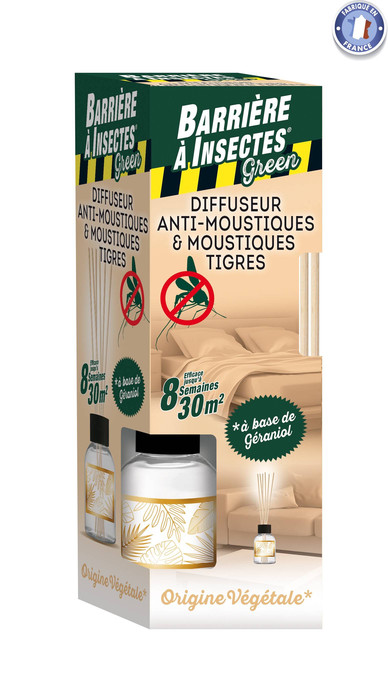 Barrière à insectes Green - Diffuseur bâtonnets anti-moustiques - BARRIERE A INSECTES - Image 2
