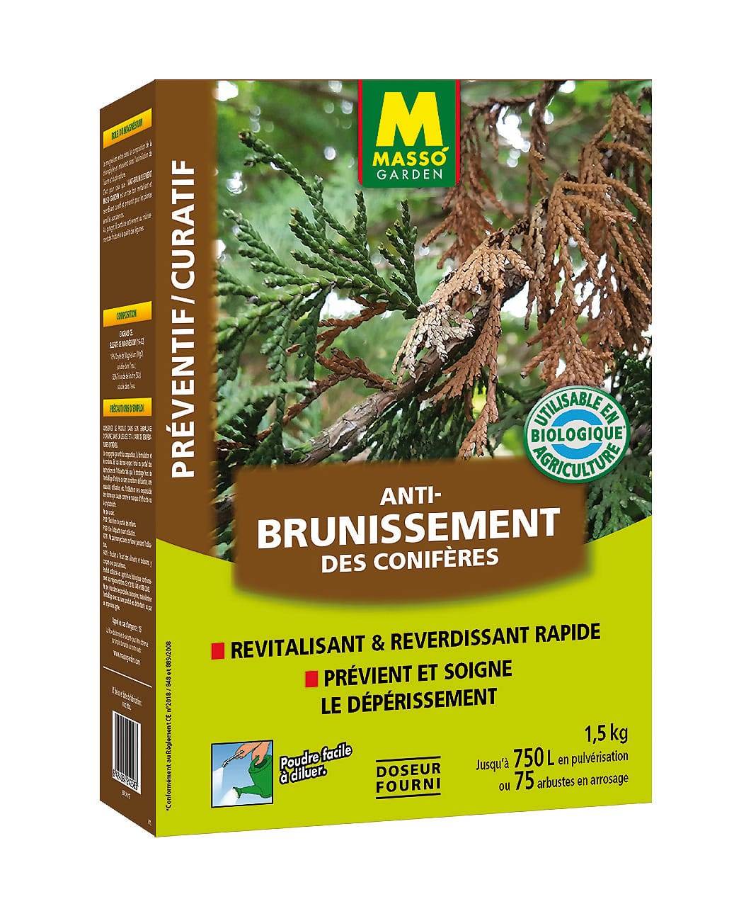 Anti Brunissement des Conifères 1,5 Kg UAB - Image 1