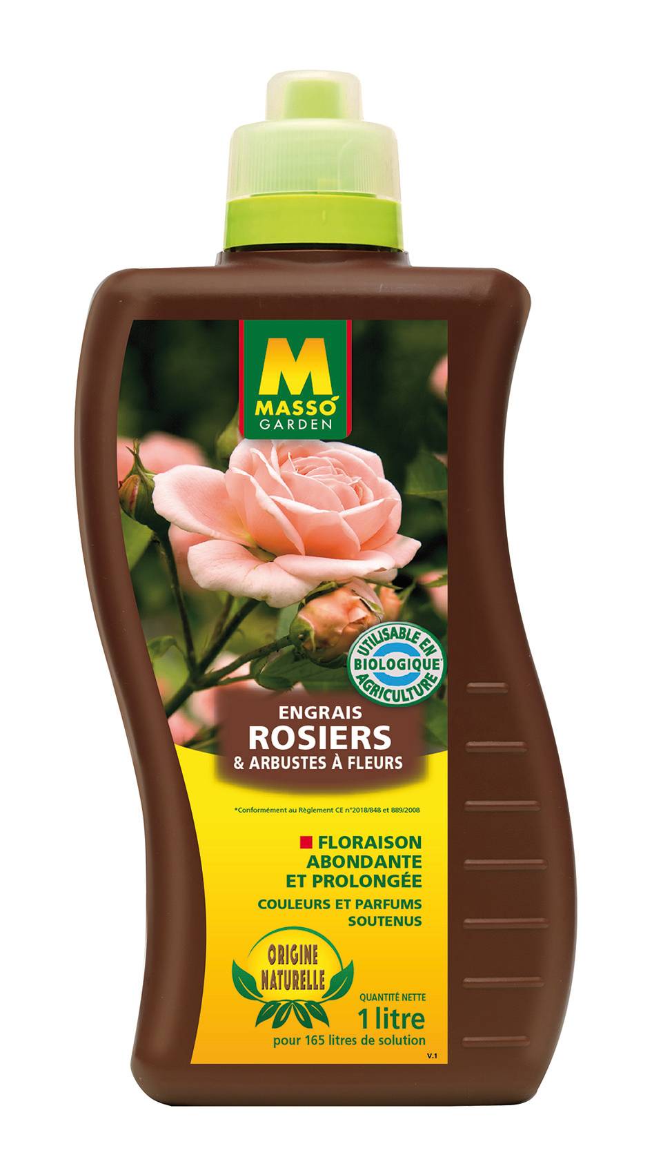 Masso Garden - Fertilizante Rosales 1L líquido natural - MASSÓ GARDEN
