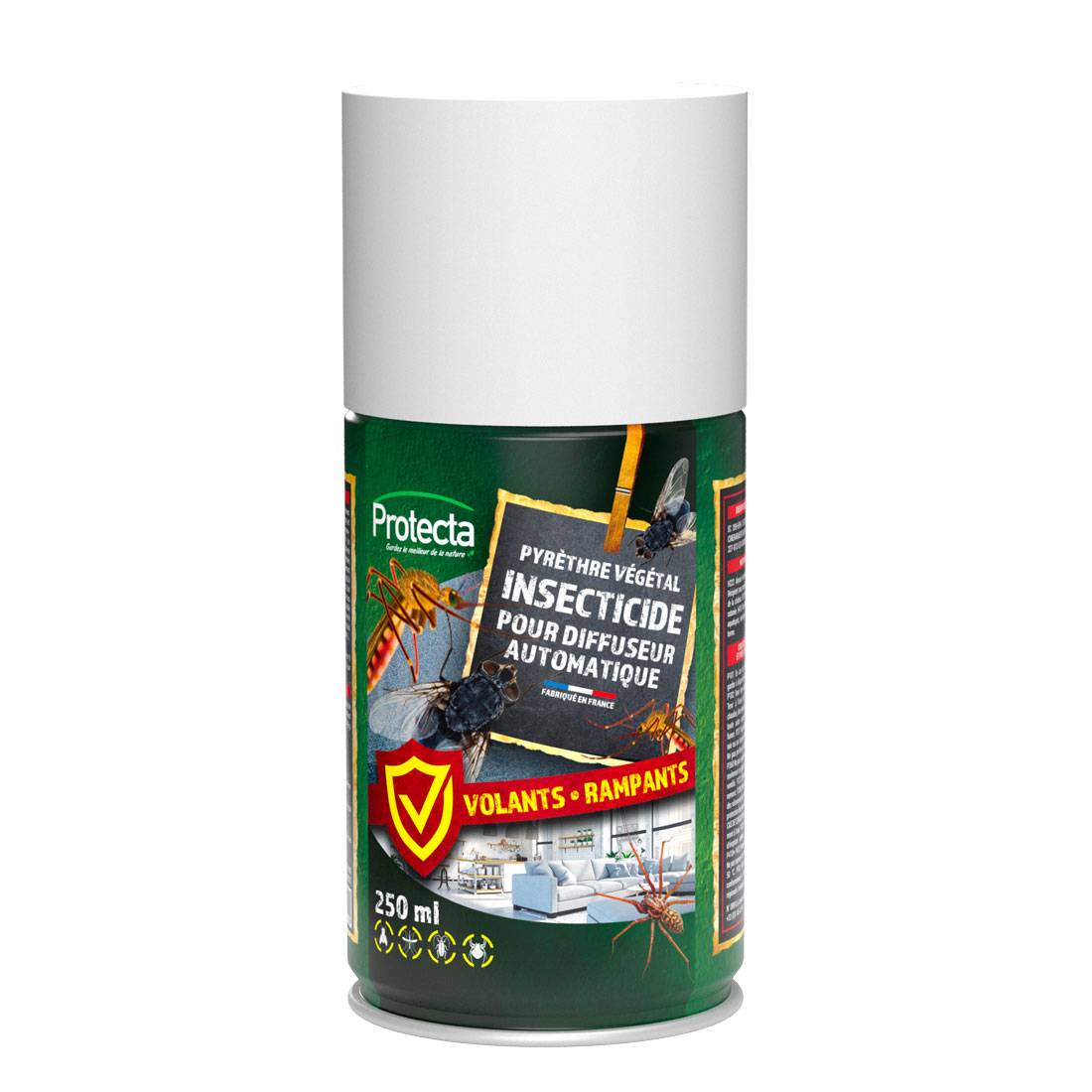 Protecta - Recharge insecticide aérosol pyrèthre naturel 250 ml - Protecta - Image 2