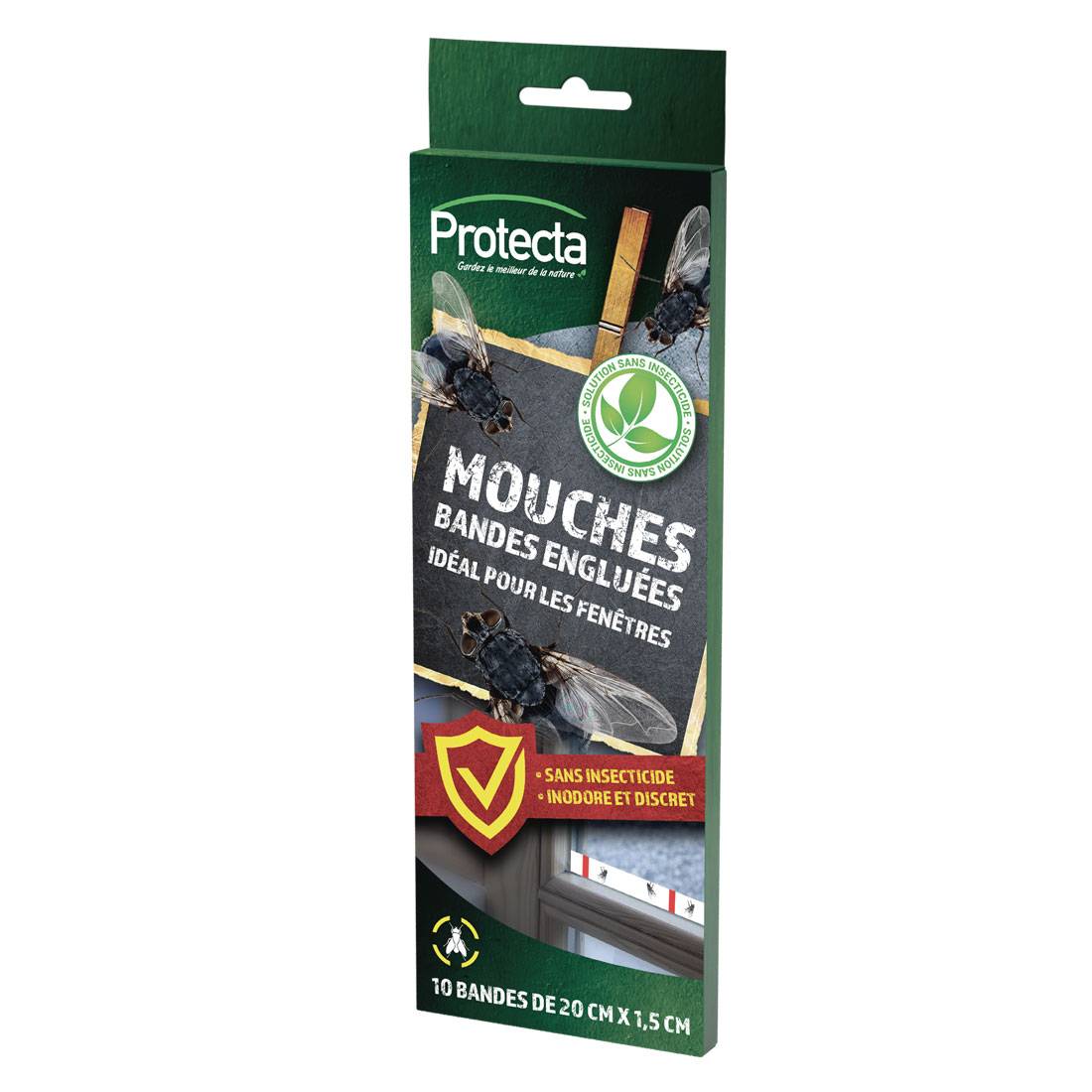 Protecta - Bande engluée anti-mouche x10 - Protecta - Imagen 2