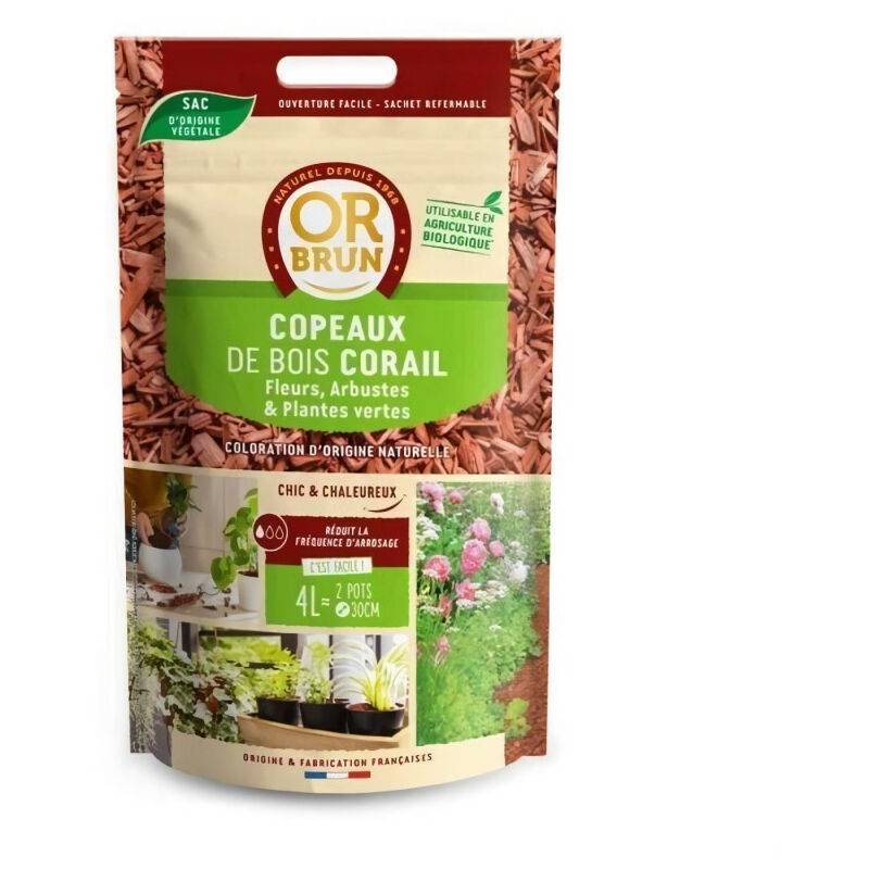 Or Brun - Copeaux de Bois Pin Rouge - OR BRUN - Imagen 4