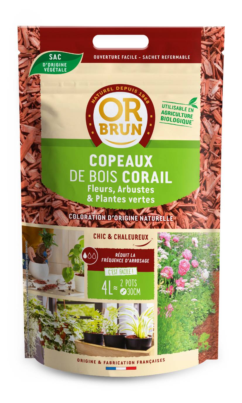 Or Brun - Copeaux de Bois Pin Rouge - OR BRUN - Imagen 1