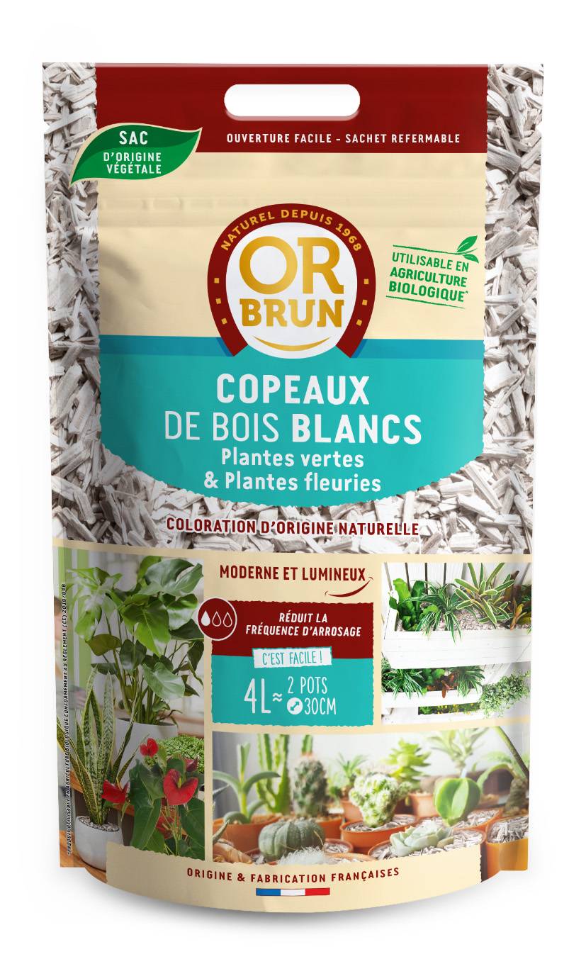 Or Brun - Or Brun - Copeaux blancs 4 L