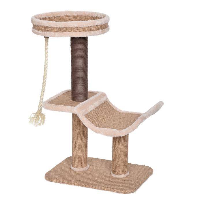 Griffoir Trend Basil en sisal brun L.42 cm l.32 cm H.69 cm - Europet bernina - Image 1