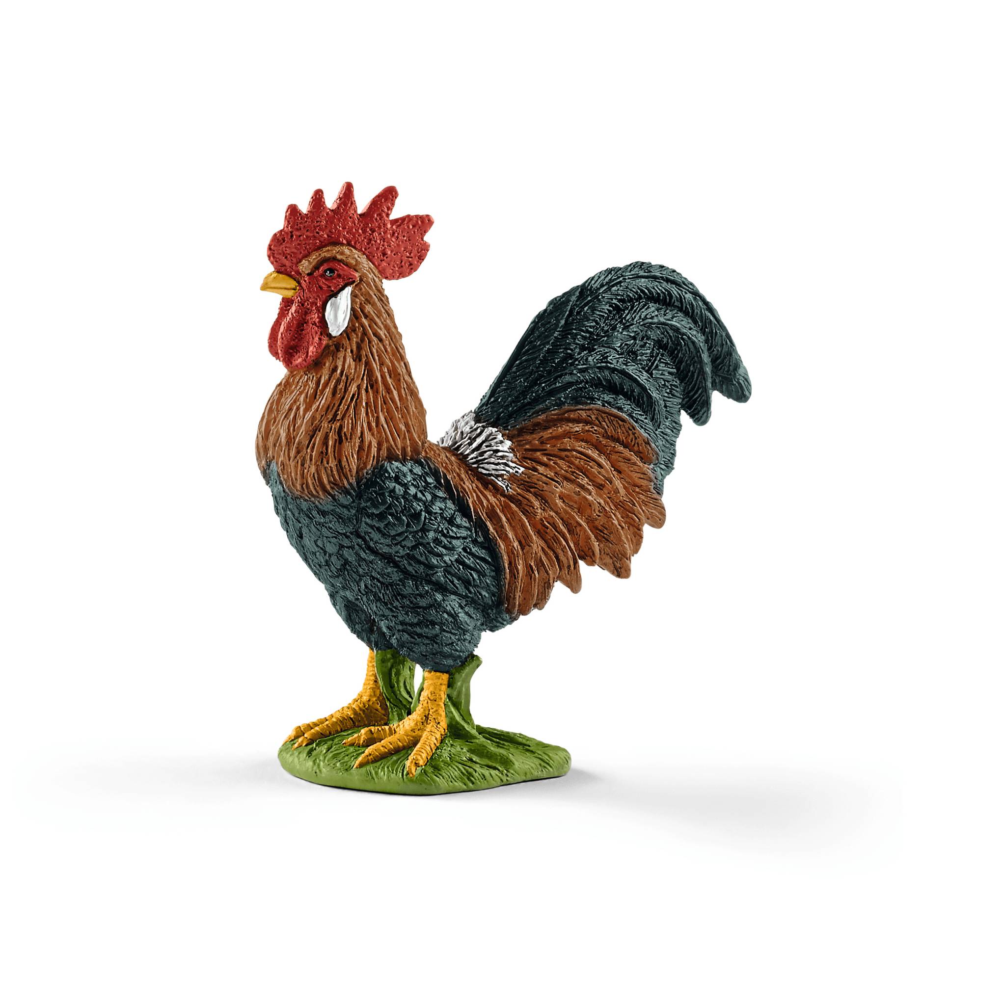 Schleich - Figurine Coq L.6,7 x l.6 x H.6,5 cm